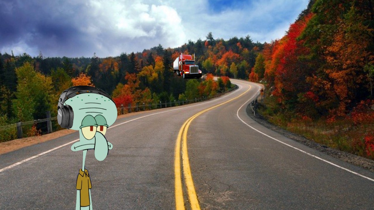 The Truck's Coming / Oh My God He Has AirPods In Meme Template