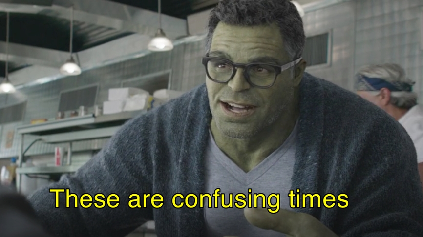 These Are Confusing Times Meme Template