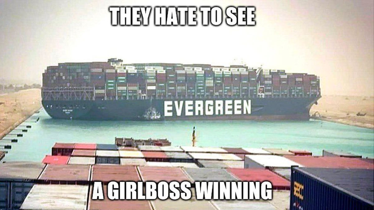 They Hate to See a Girlboss Winning Meme Template