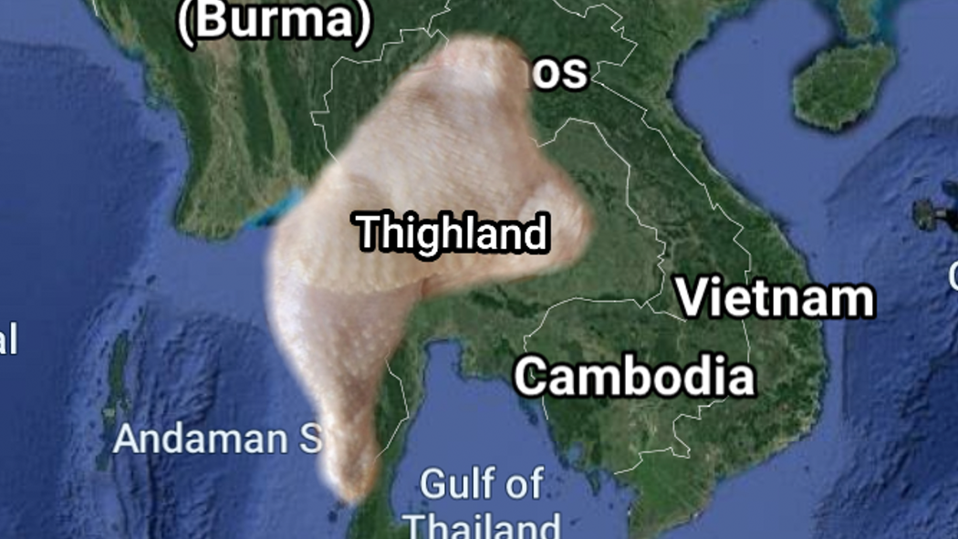 Thighland Meme Template