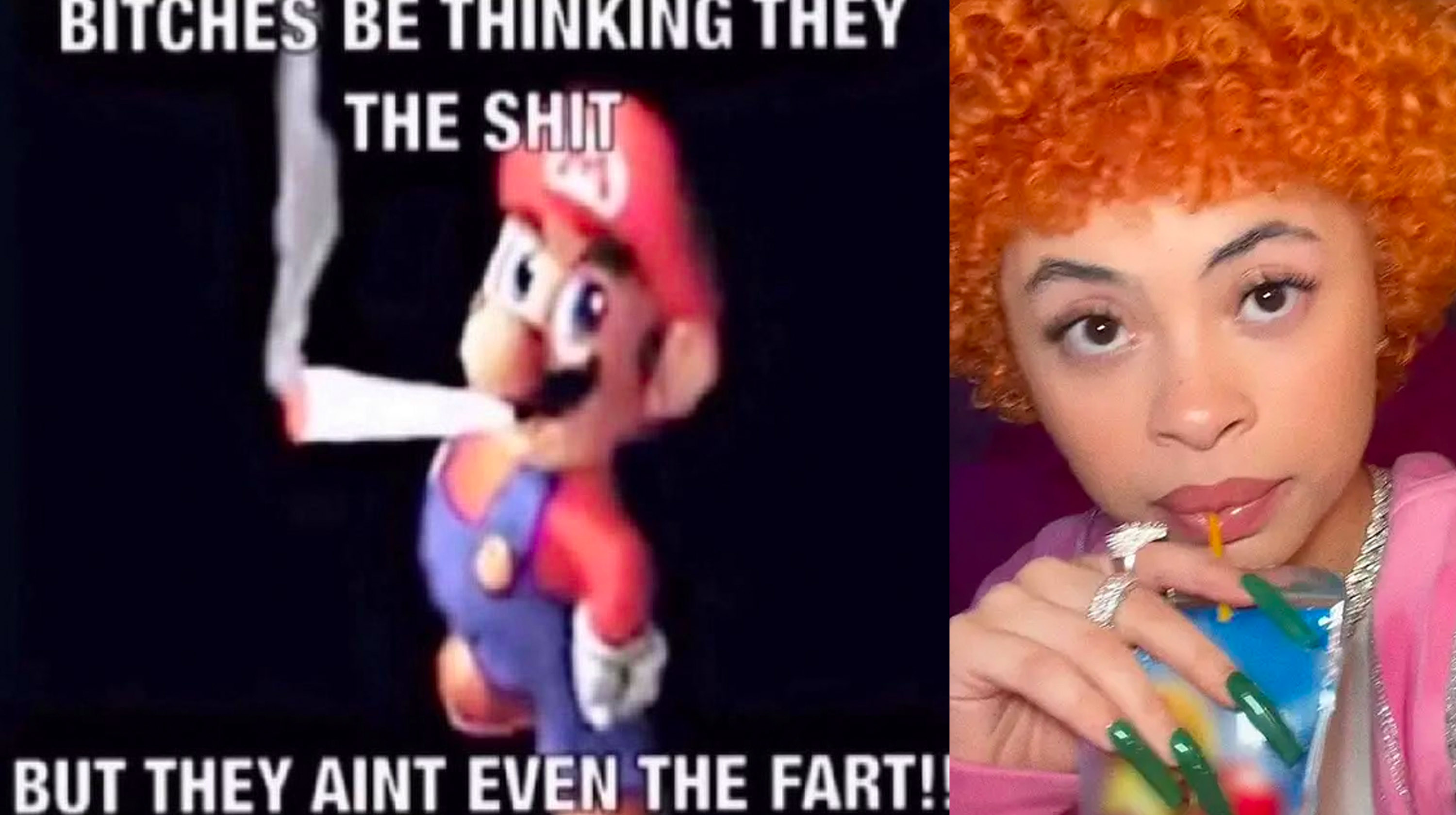 Think You the Shit, Bitch! You Not Even the Fart Meme Template