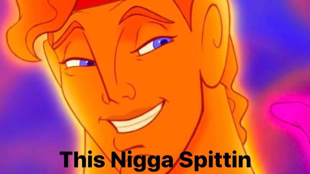 This Nigga Spittin' Meme Template
