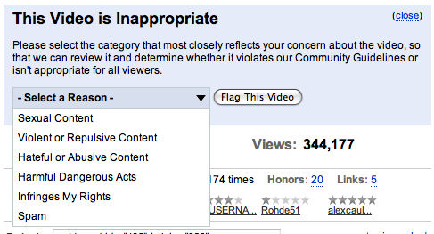 This video will be flagged