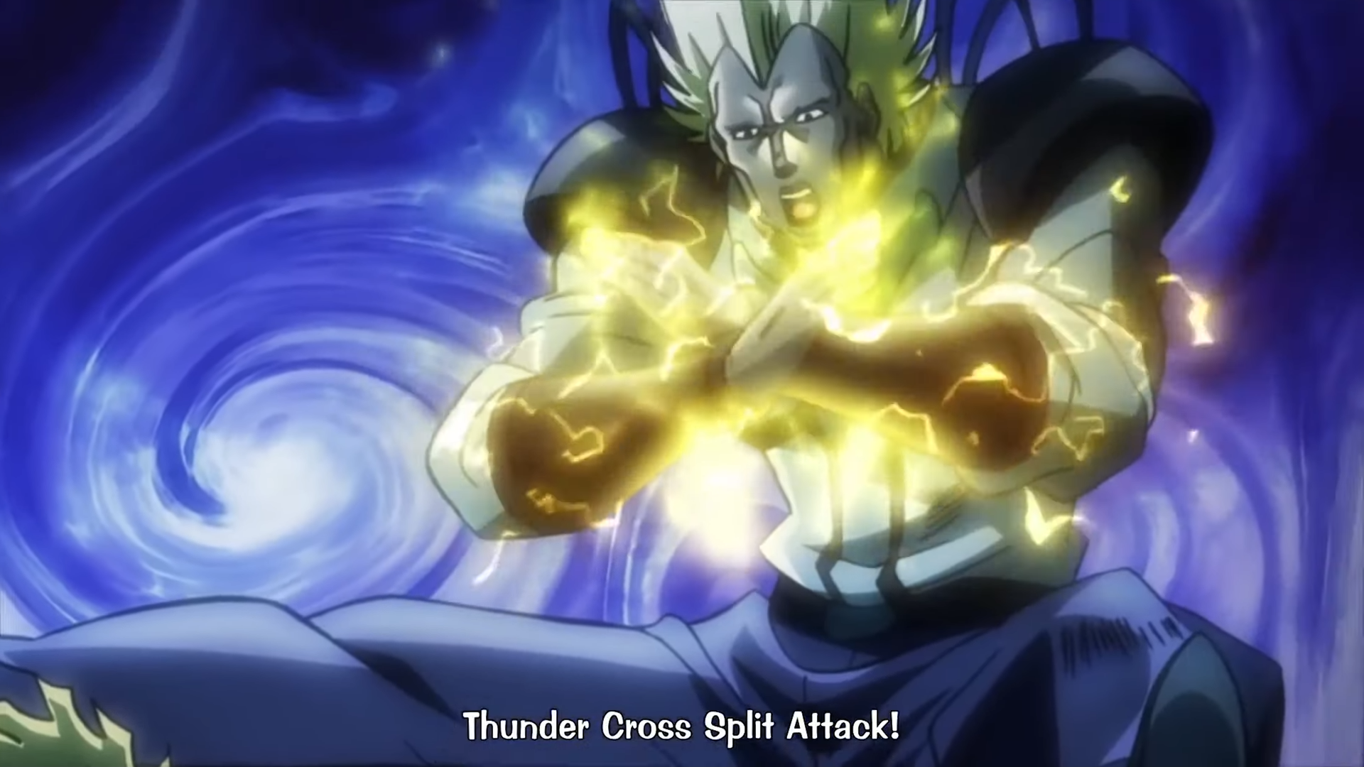 Thunder Cross Split Attack Meme Template