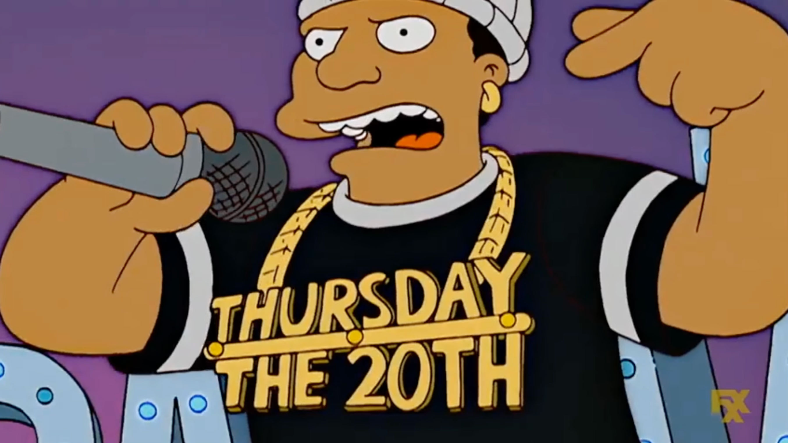 Thursday the 20th