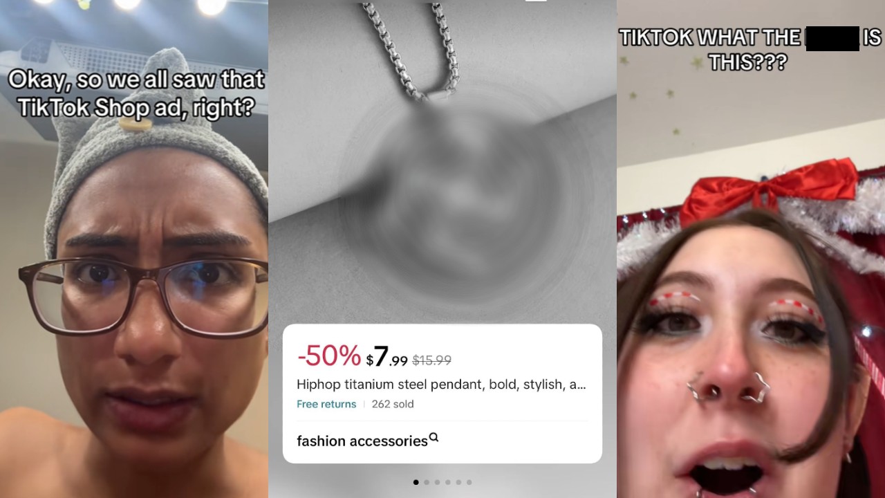 TikTok Shop Hip Hop Manji Pendant Meme Template