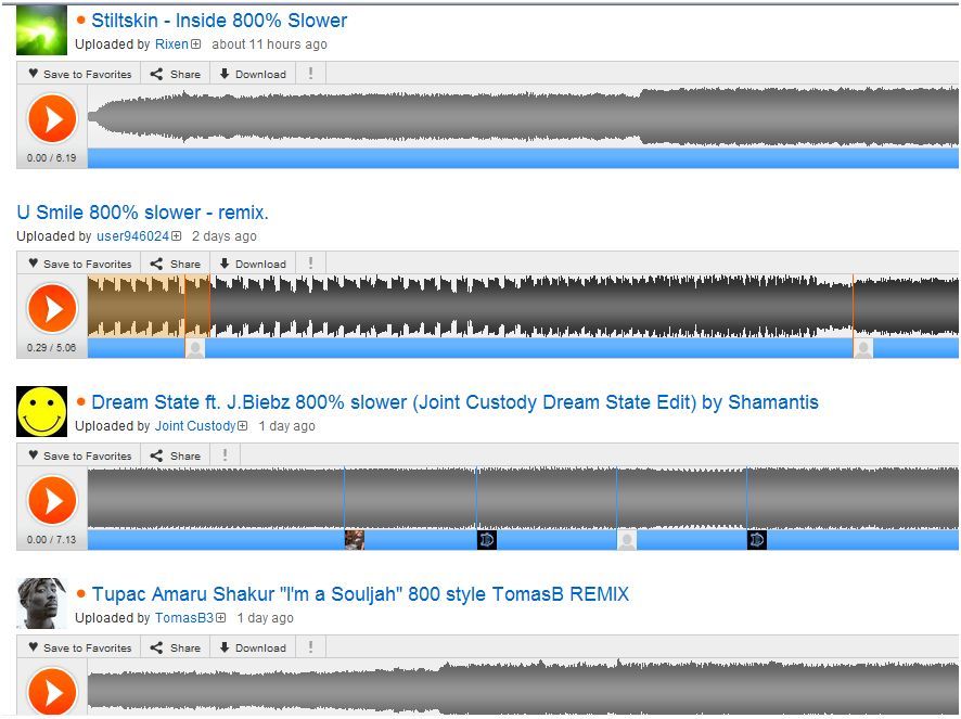 Time Stretch / 800% Slower
