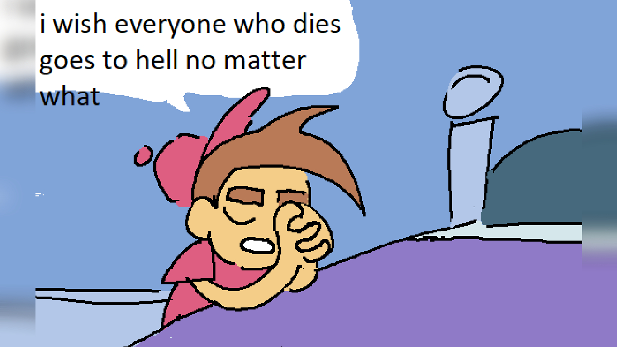 Timmy Turner Praying Meme Template