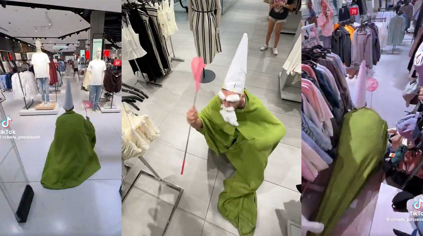 Tiny Green Mall Wizard / Wizard Gnome Meme Template