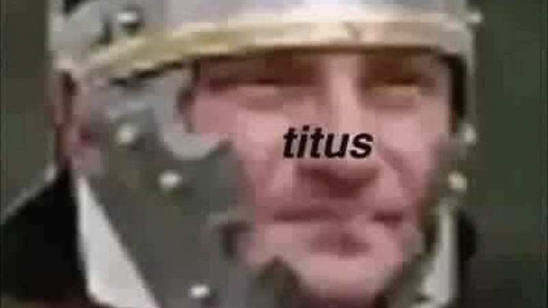 Titus Get The Cross Meme Template