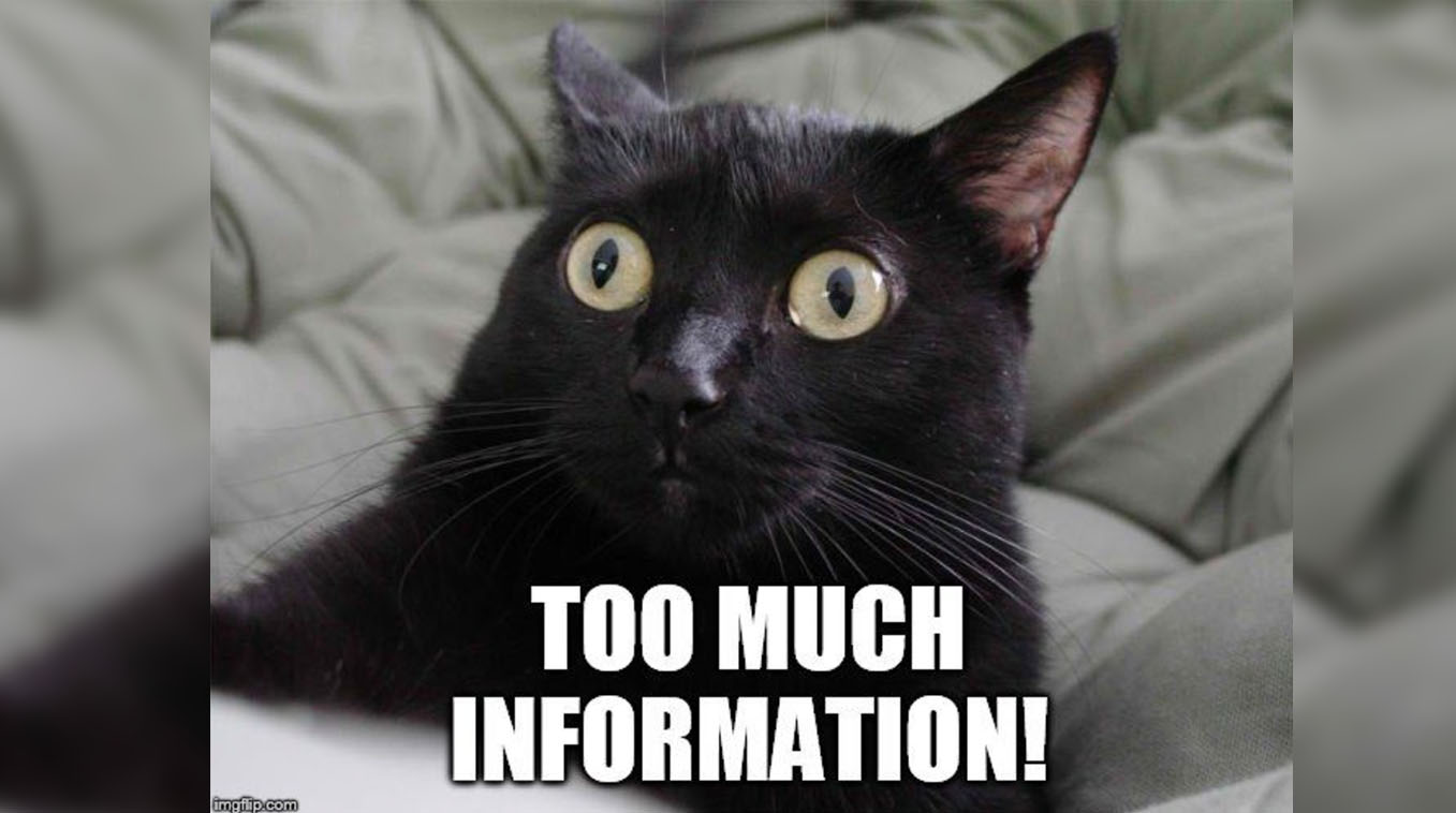 TMI / Too Much Information