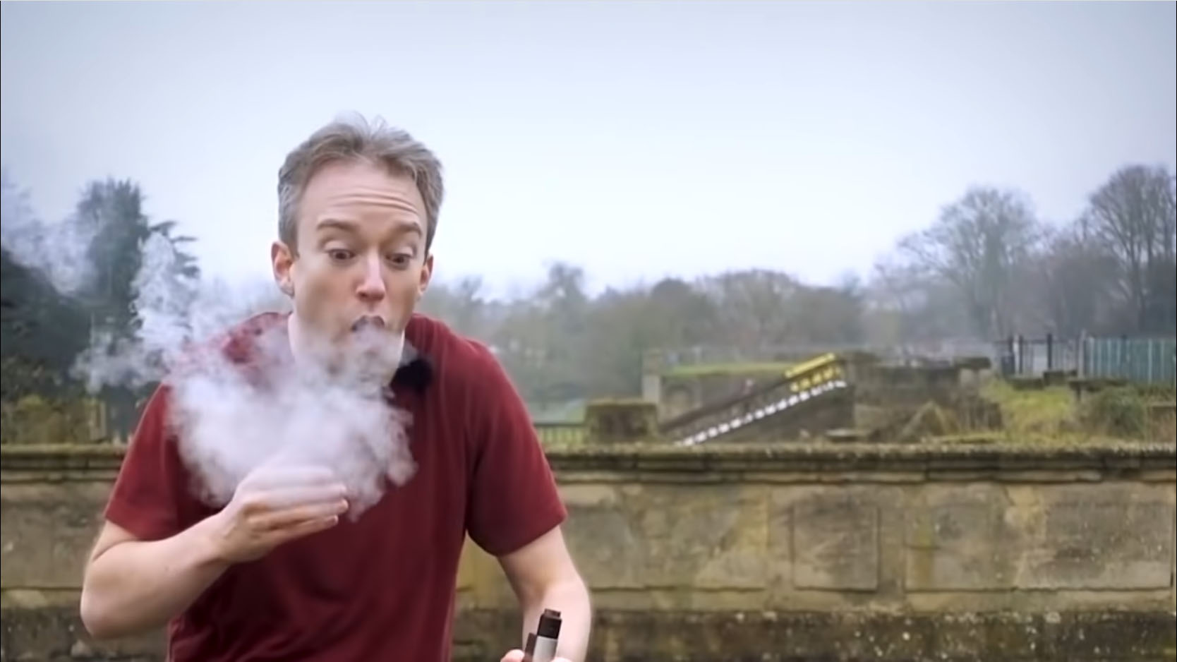 Tom Scott Chokes On Vape Meme Template