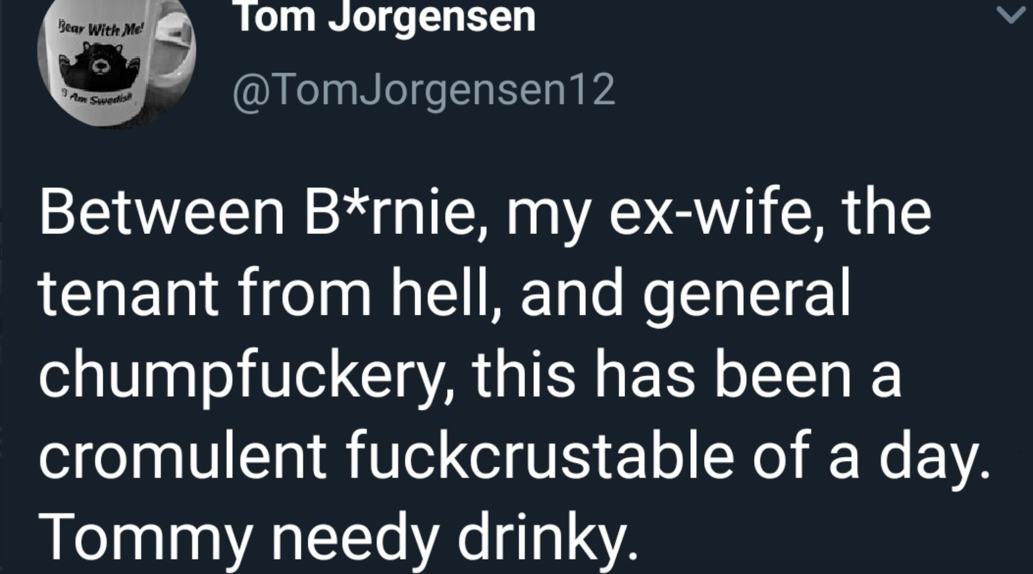 Tommy Needy Drinky Meme Template