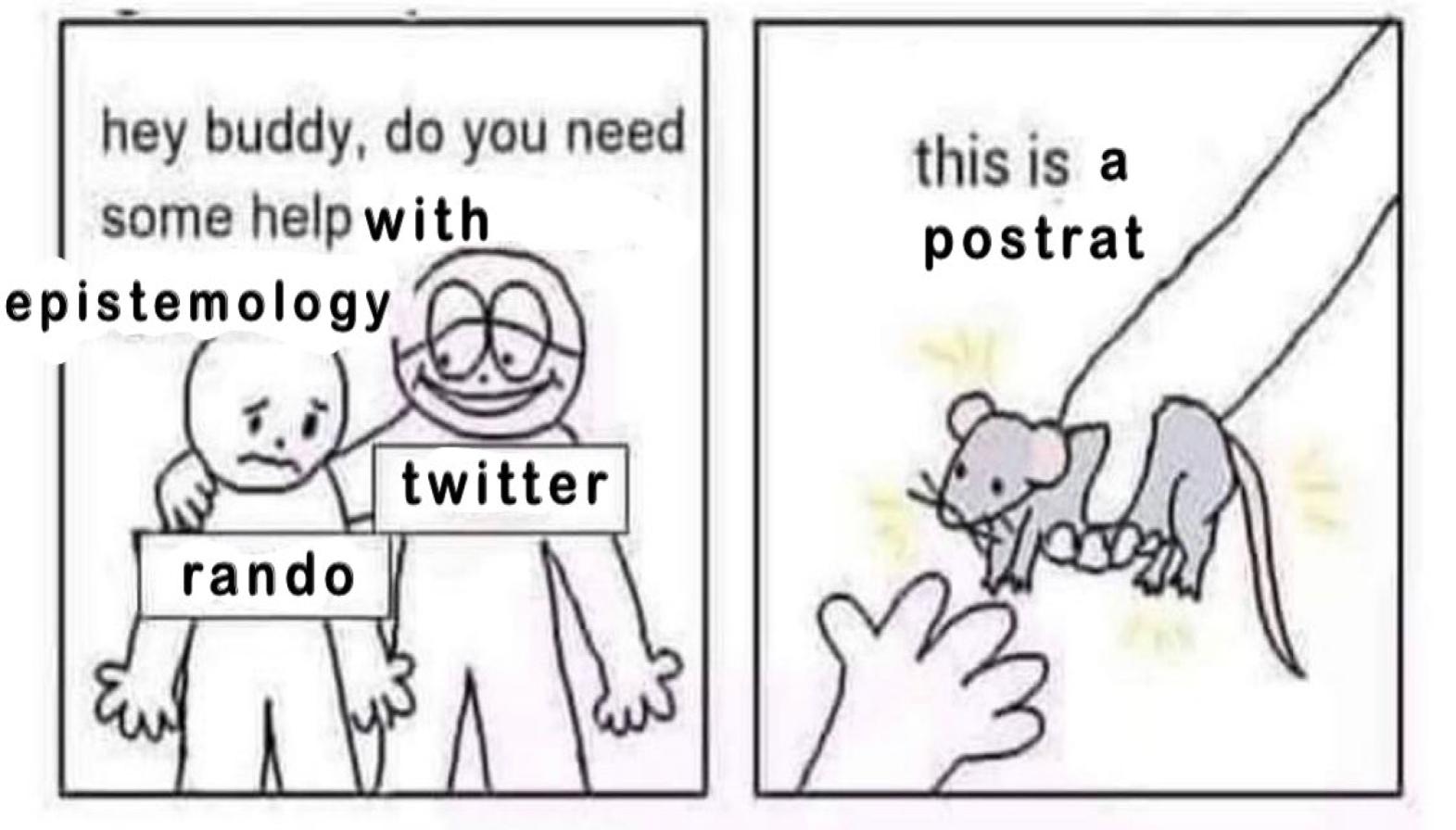 TPOT / PostRat Meme Template