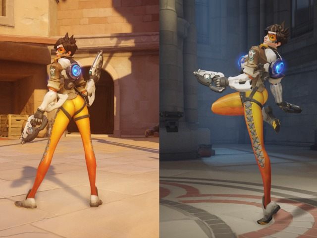 Tracer's Pose Controversy Meme Template