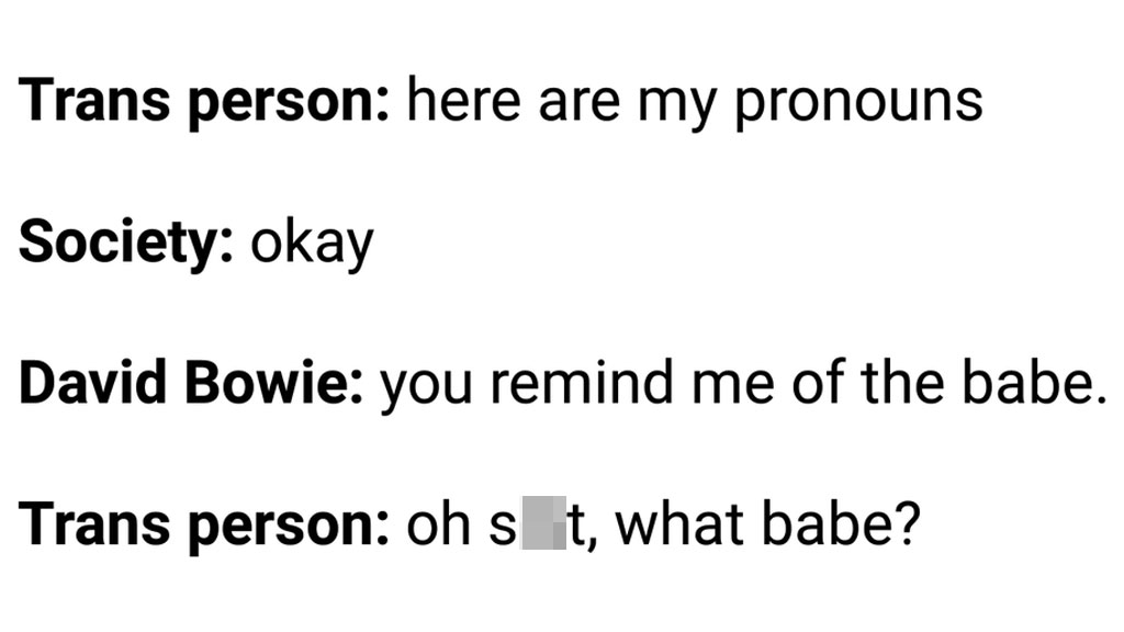 Trans People: I'm Trans Meme Template