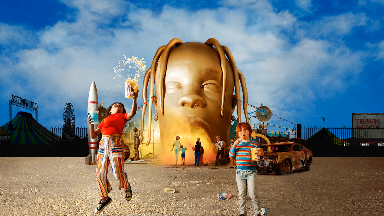 Travis Scott's "Astroworld" Meme Template