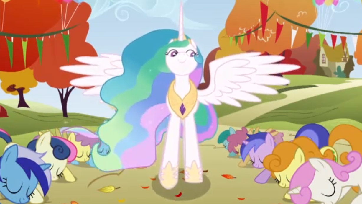 Trollestia / Molestia / Tyrant Celestia Meme Template