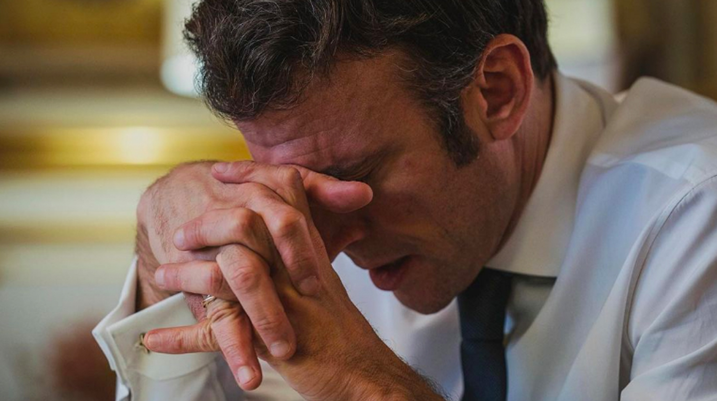 Troubled Macron / Sad Macron