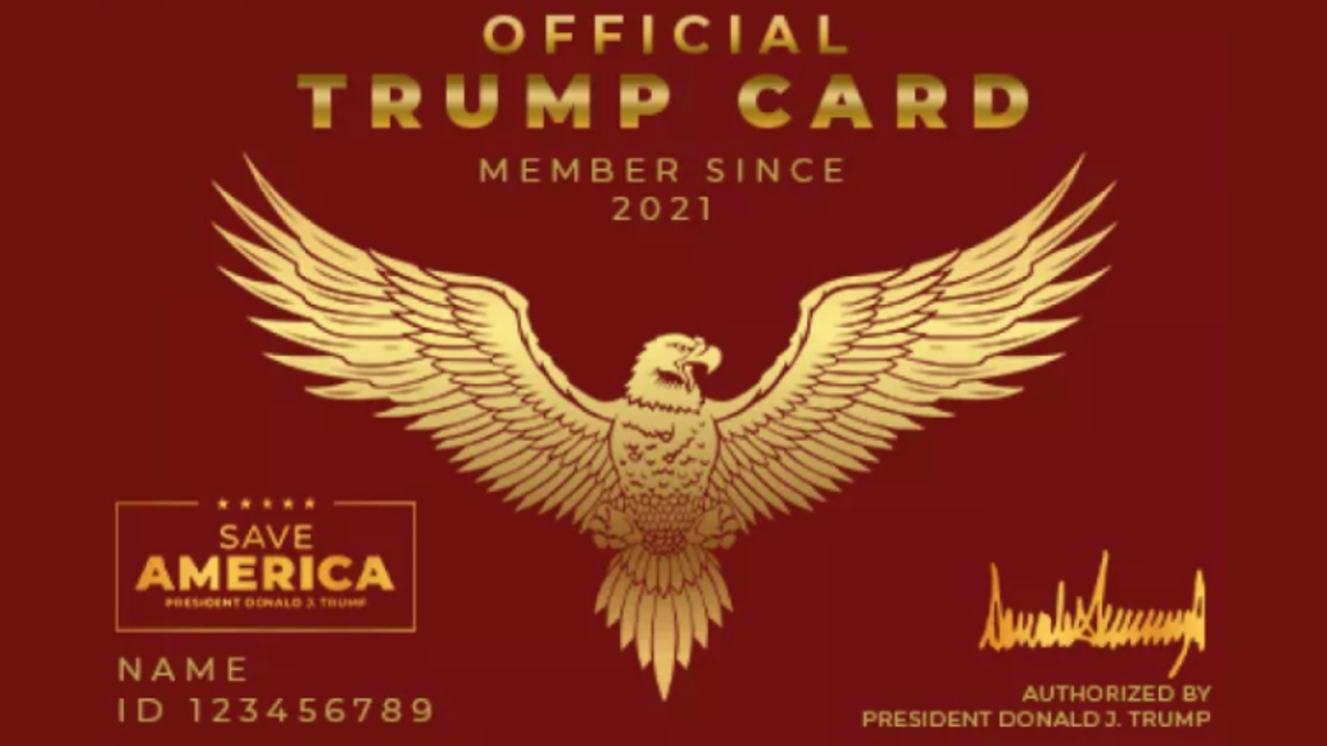 Trump Card Meme Template