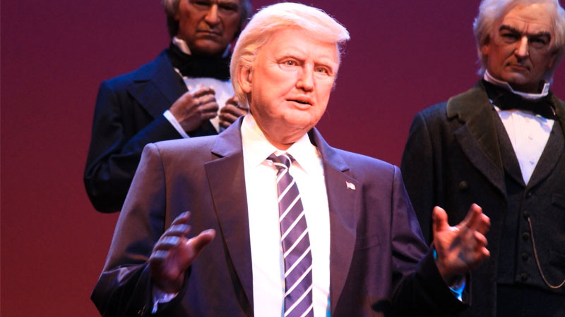 Trump Hall of Presidents Robot Meme Template