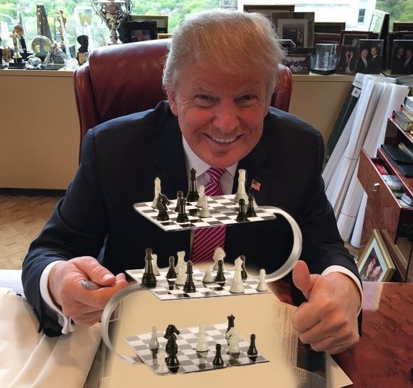 Trump Is Playing 4D Chess Meme Template