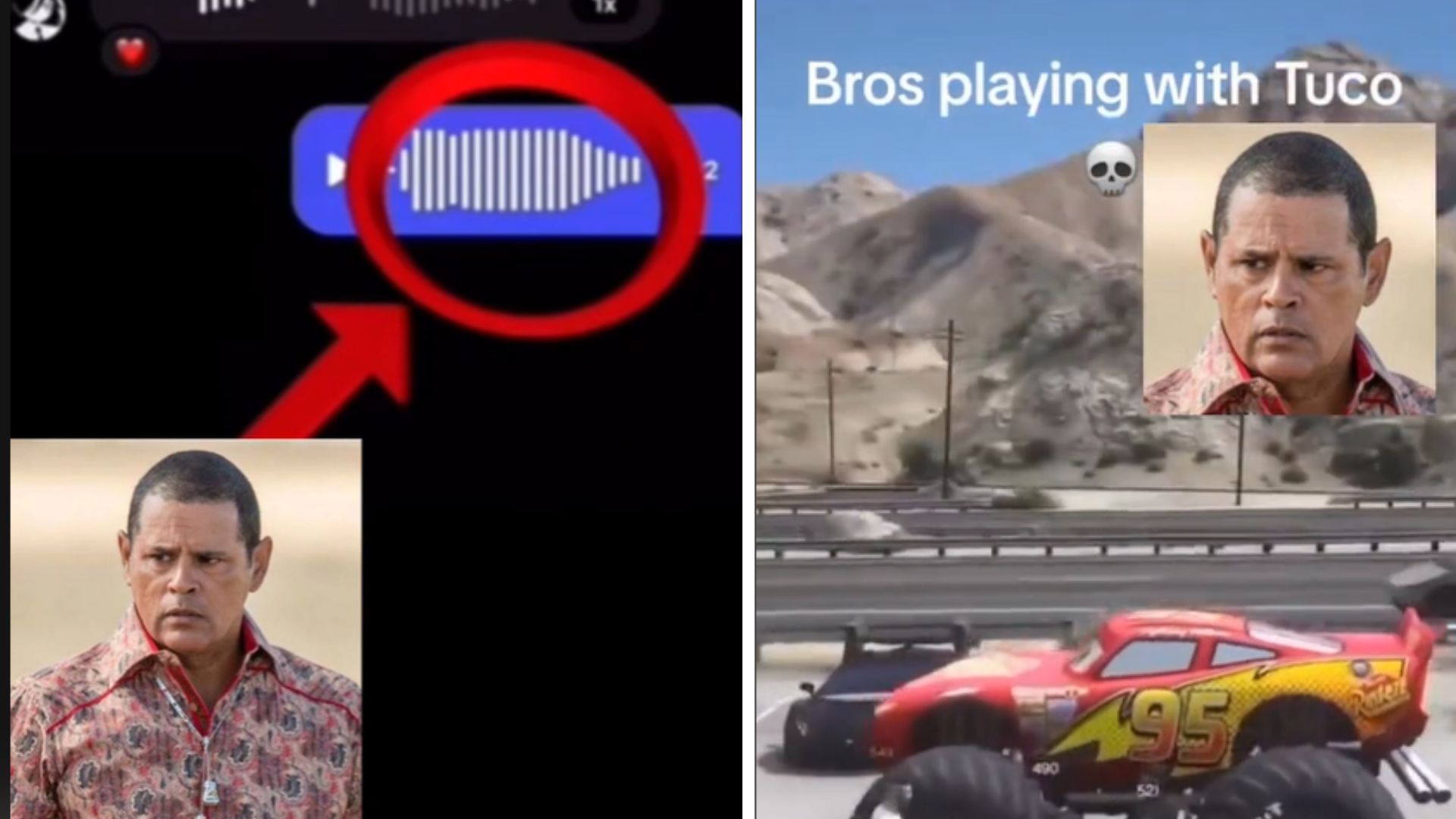 Tuco "GET OUT" Scream