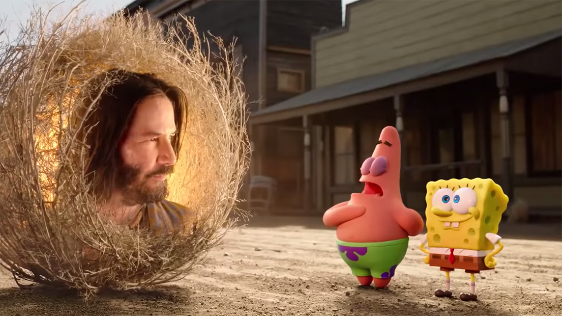 Tumbleweed Keanu Reeves Meme Template