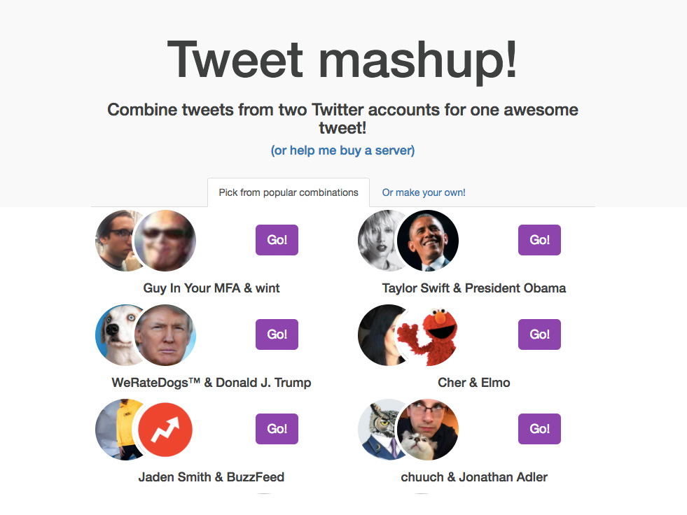 Tweet Mashup Meme Template