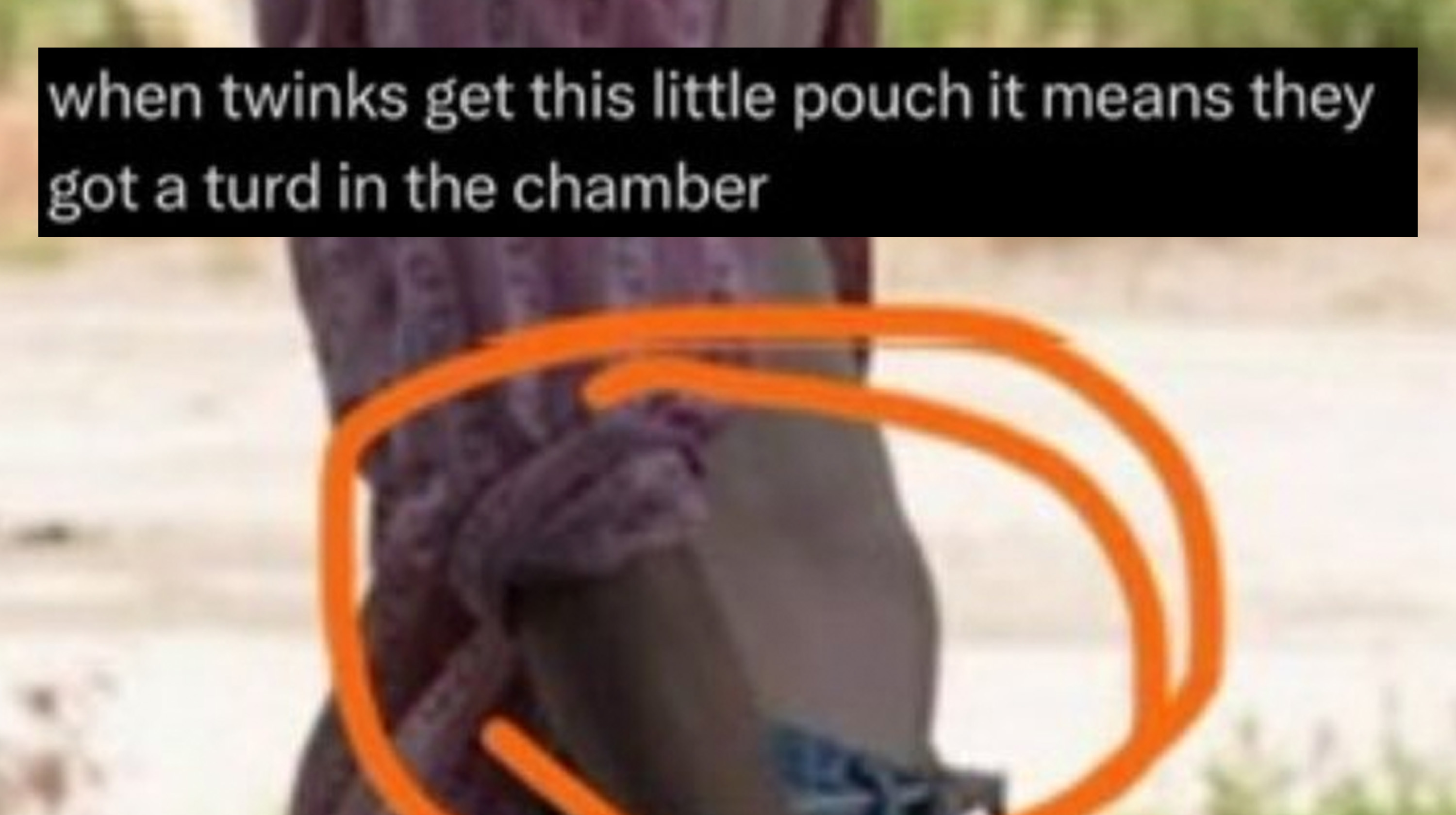 Twink Pouch / When Twinks Get This Little Pouch It Means They Got a Turd in the Chamber