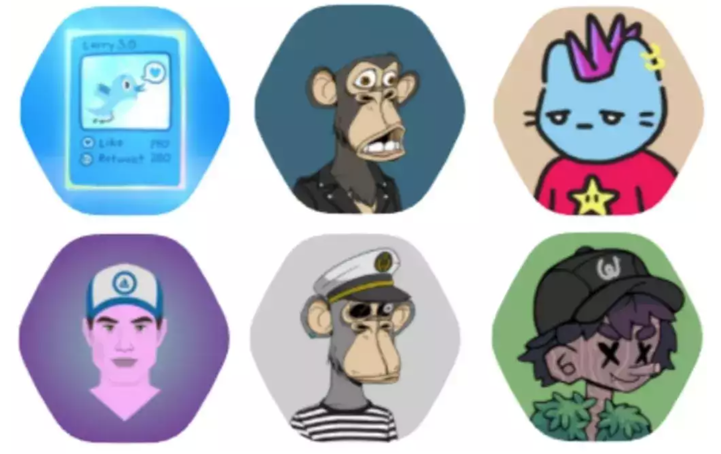Twitter Hexagonal NFT Profile Pictures
