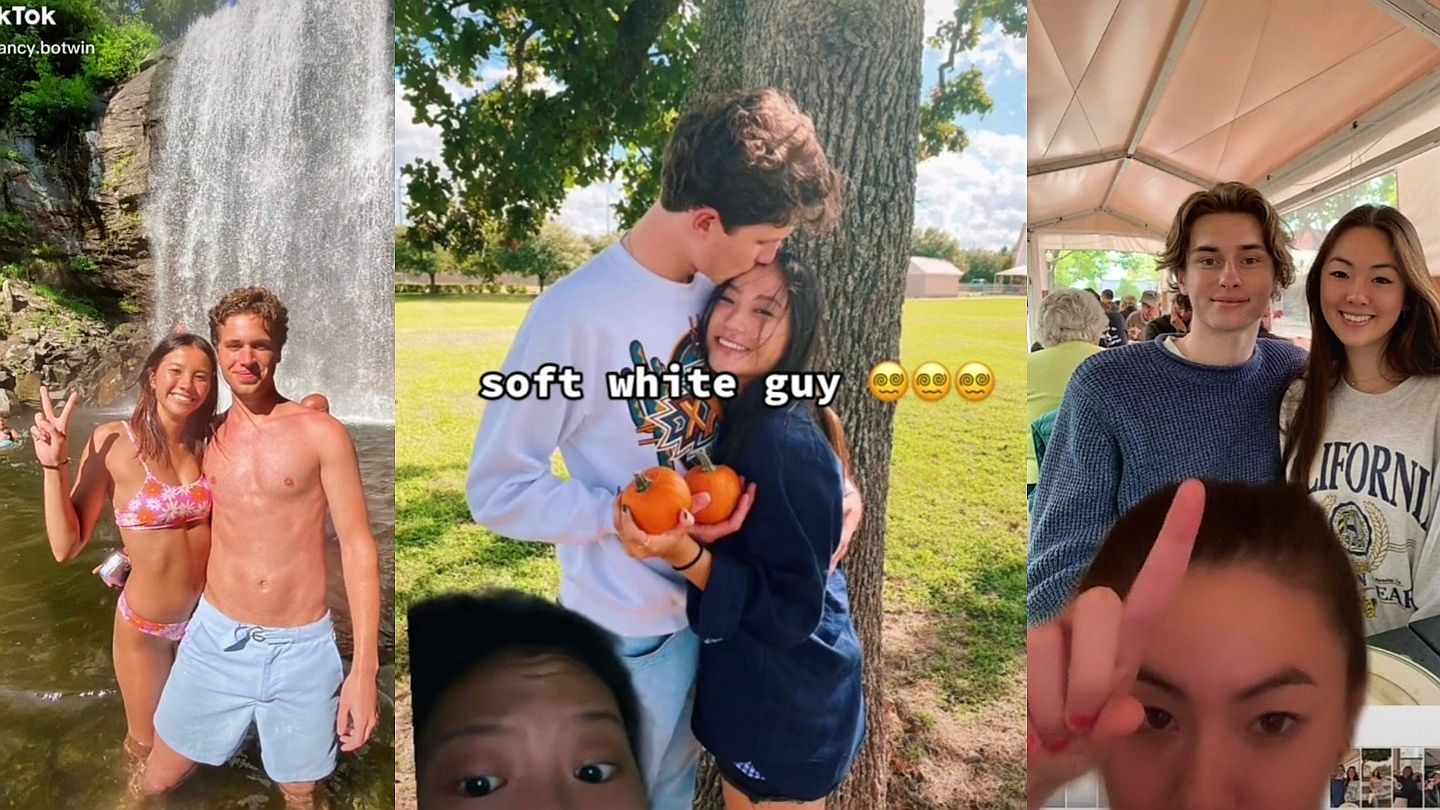 Types Of Guys Asian Girls Go For: Soft White Guy Meme Template