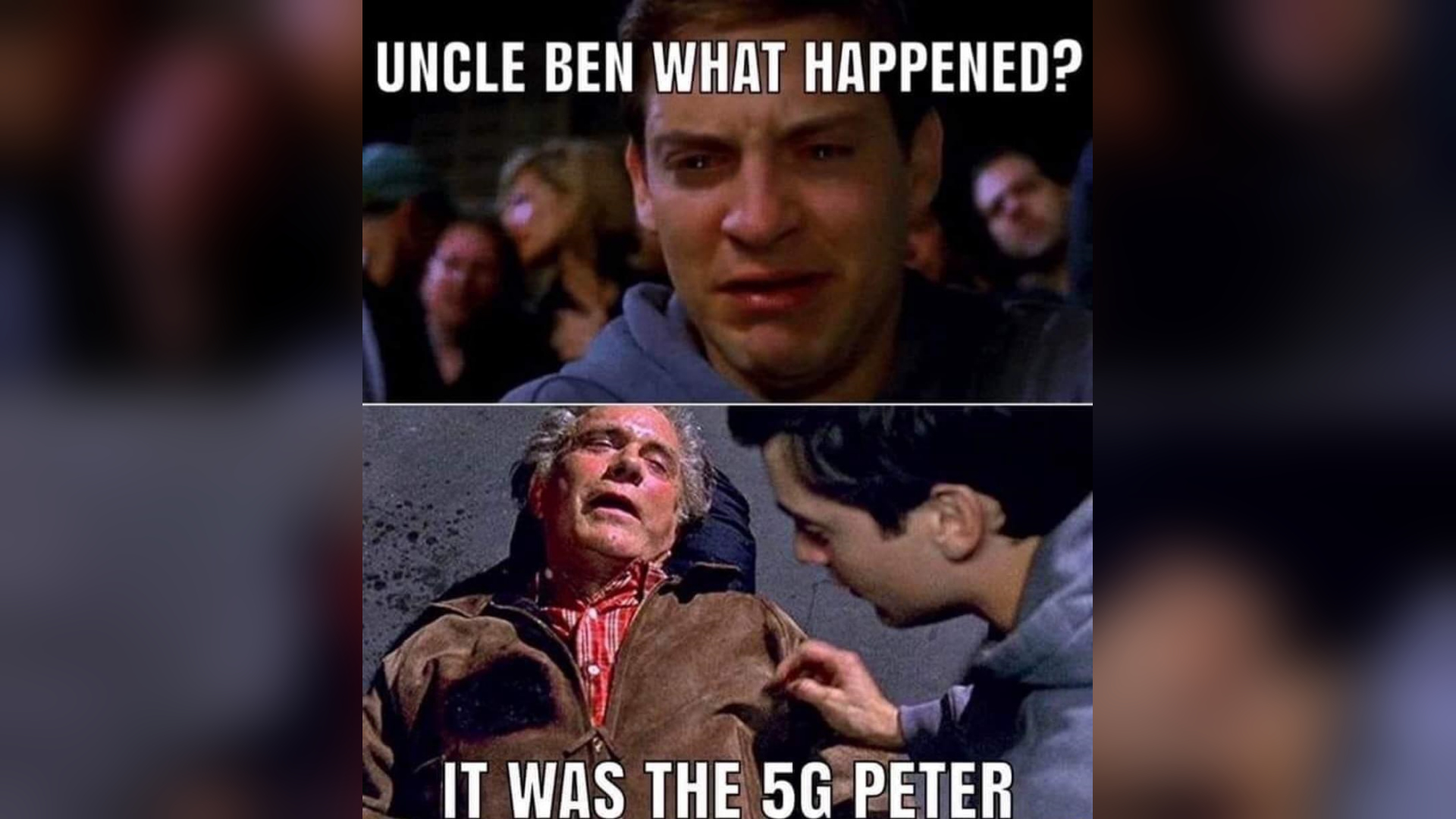 Uncle Ben What Happened? Meme Template