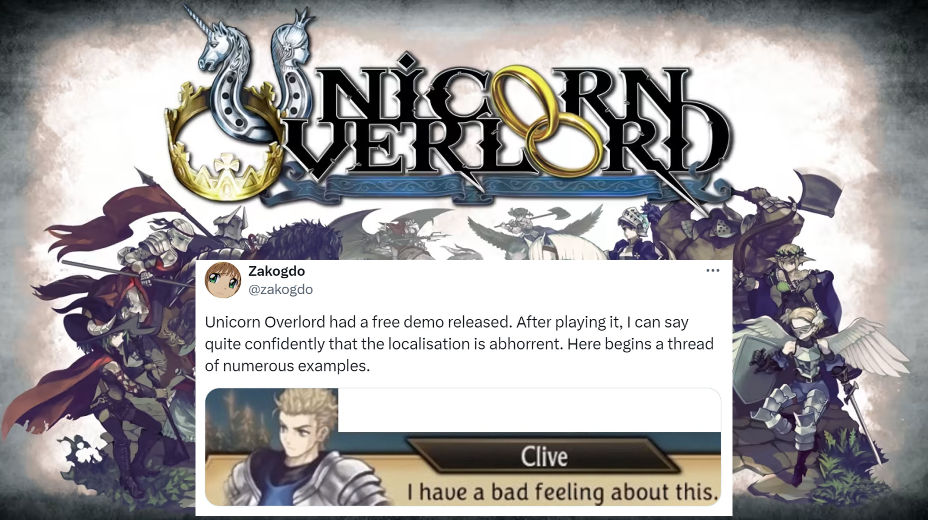 Unicorn Overlord Localization Controversy