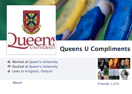 University Compliment Facebook Pages Meme Template