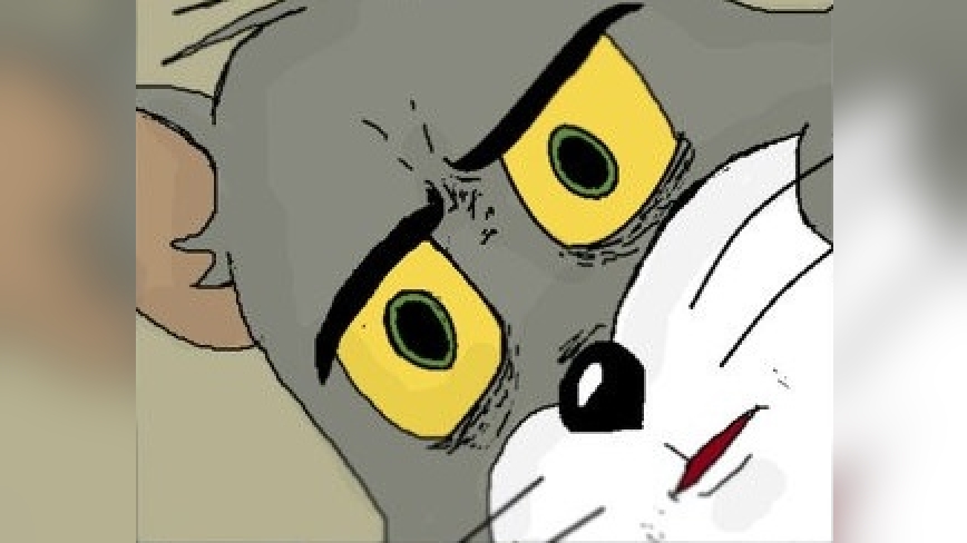 Unsettled Tom Meme Template