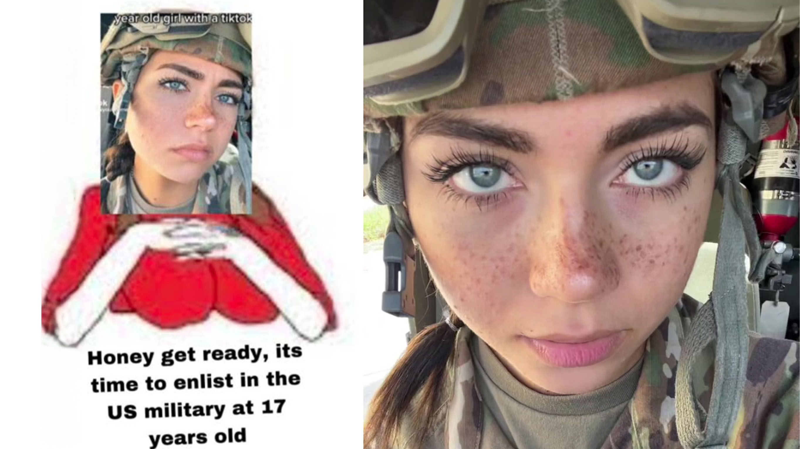 U.S. Army E-Girl / Lunchbaglujan