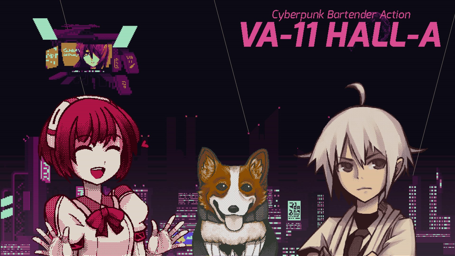 VA-11 HALL-A Meme Template