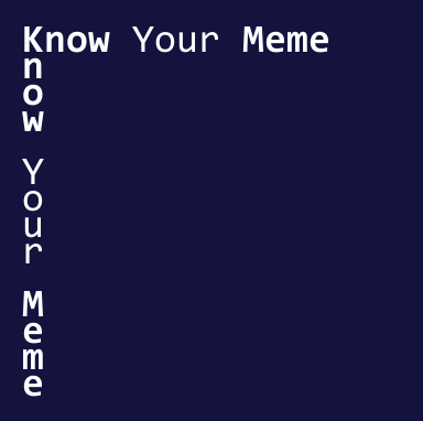 Vertical Posting Meme Template