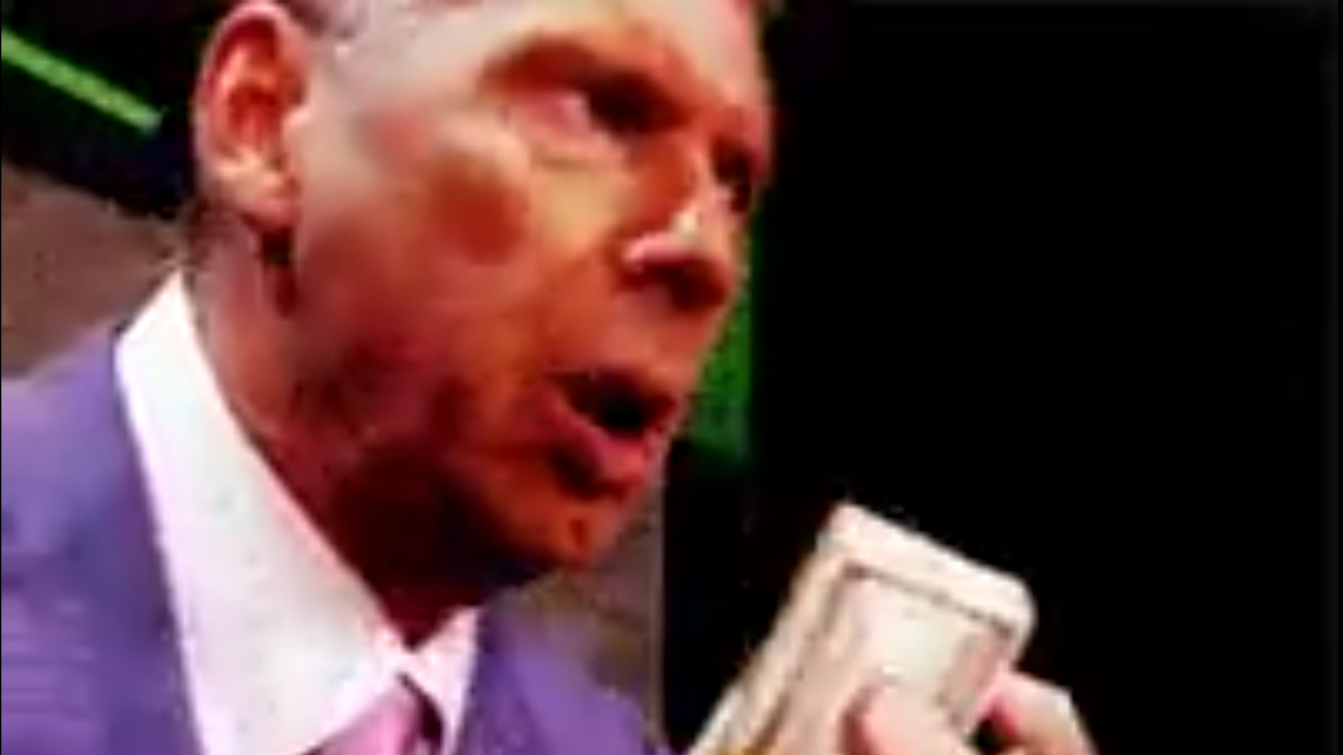 Vince McMahon Smelling Money