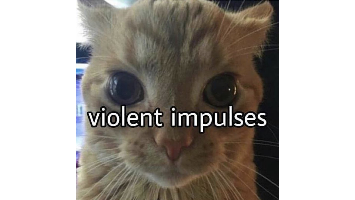 Violent Impulses Meme Template