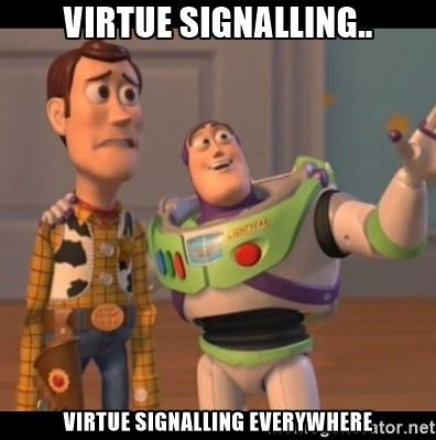 Virtue Signalling Meme Template