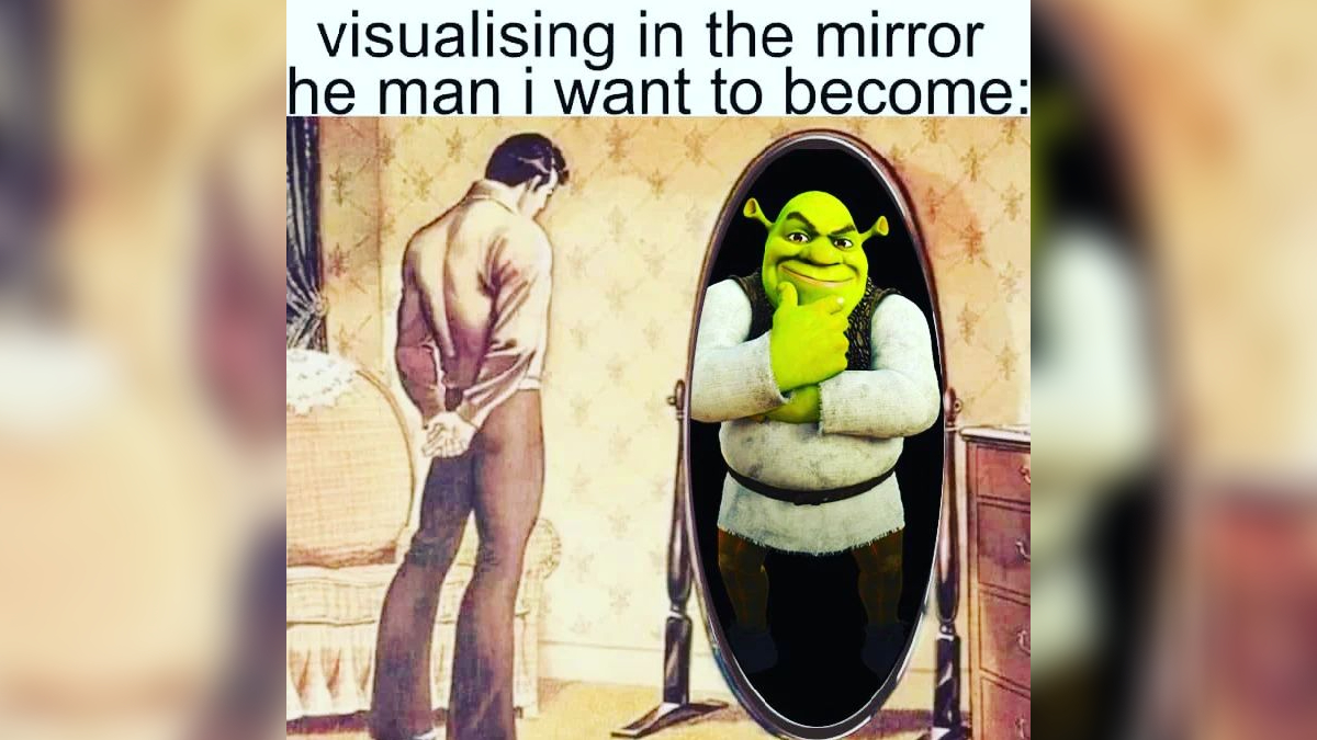 Visualizing In the Mirror the Man I Want to Become