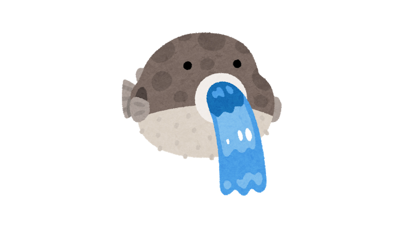 Vomiting Water Puffer Fish