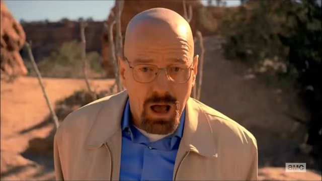 Walter White Breaks Down Meme Template
