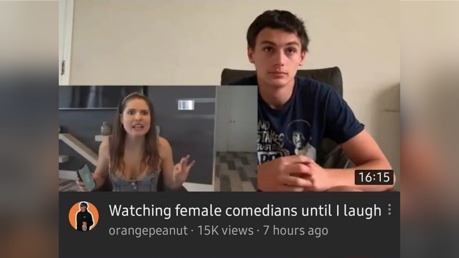 Watching Until I Laugh Meme Template