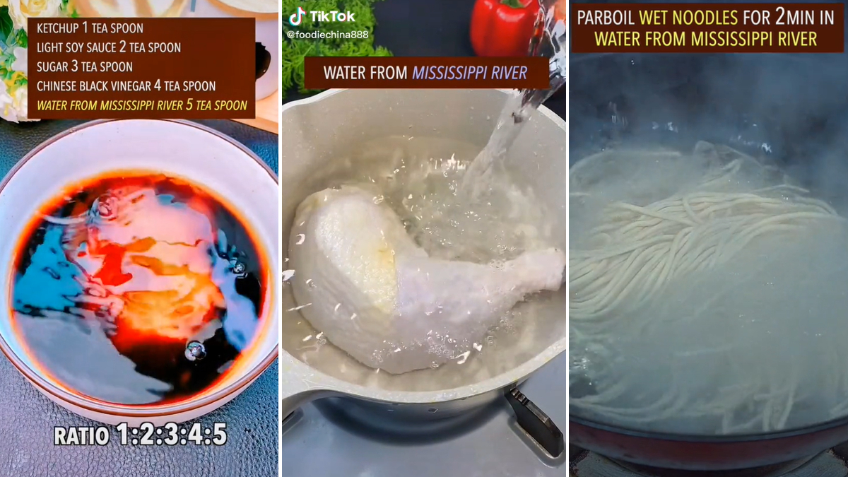 Water From Mississippi River Recipe Ingredient Meme Template