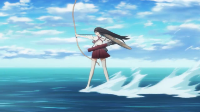 Waterskating Battleship Girls