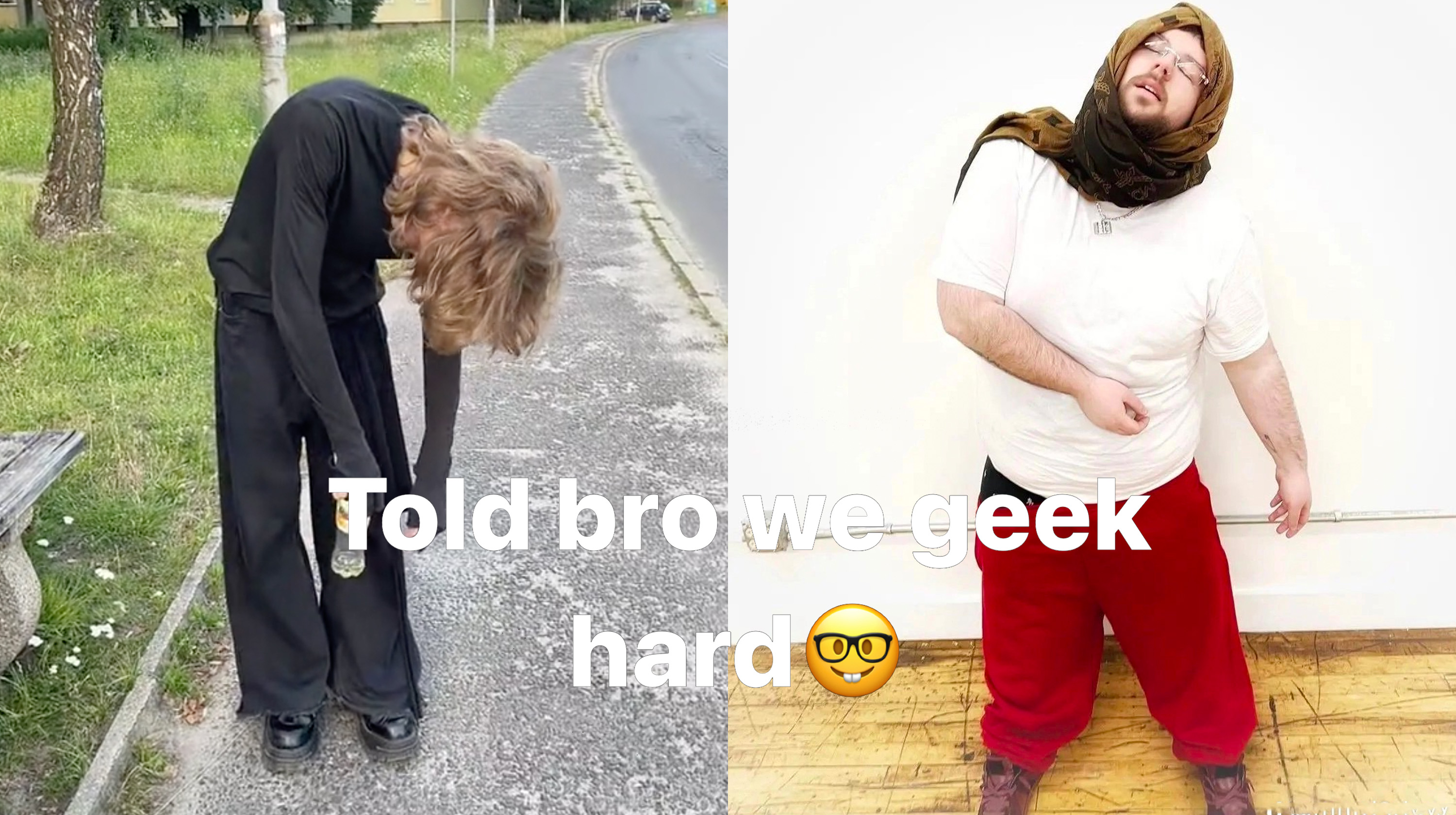 We Geek Hard Meme Template