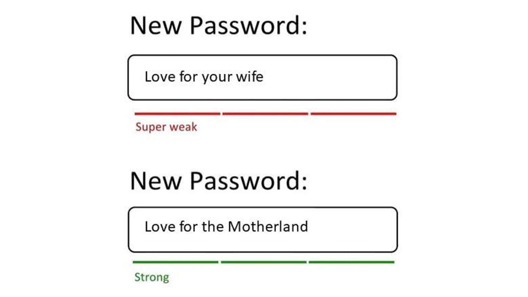 Weak vs. Strong Password Meme Template